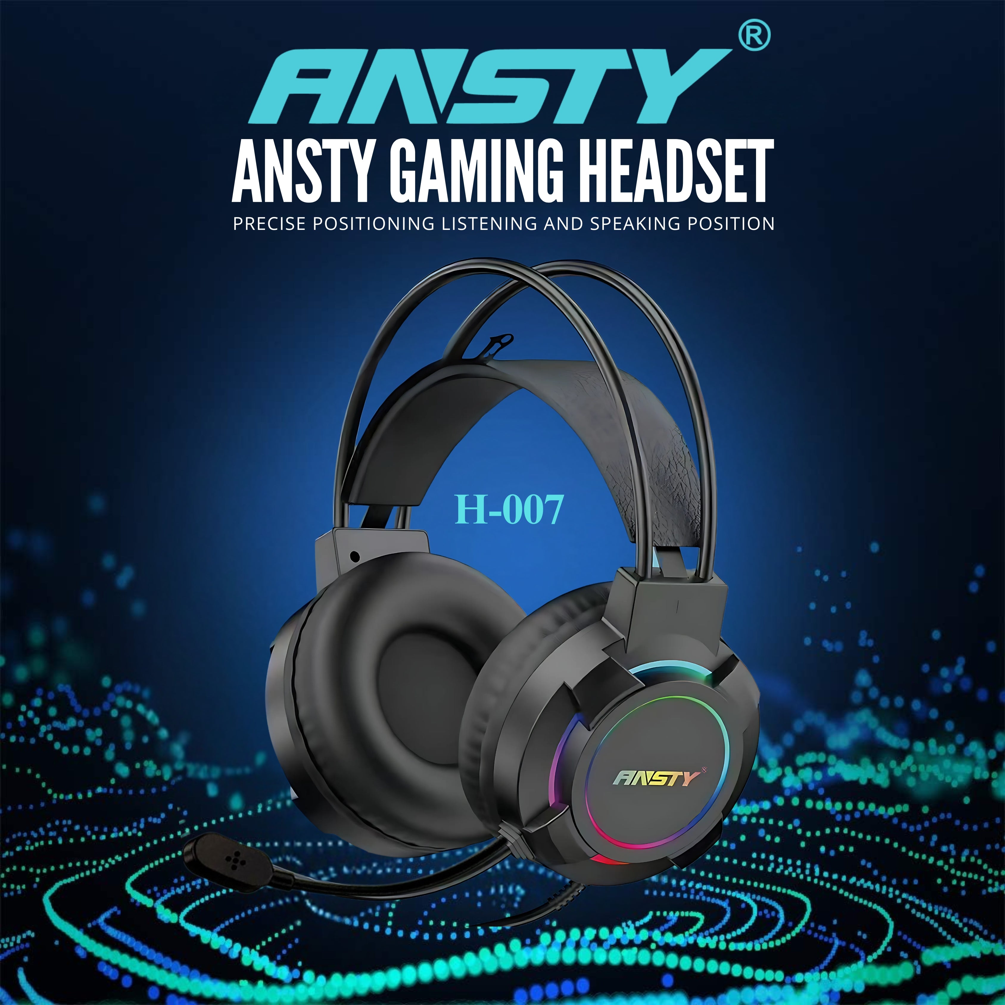 ANSTY RGB GAMING HEADPHONE HEADSET View