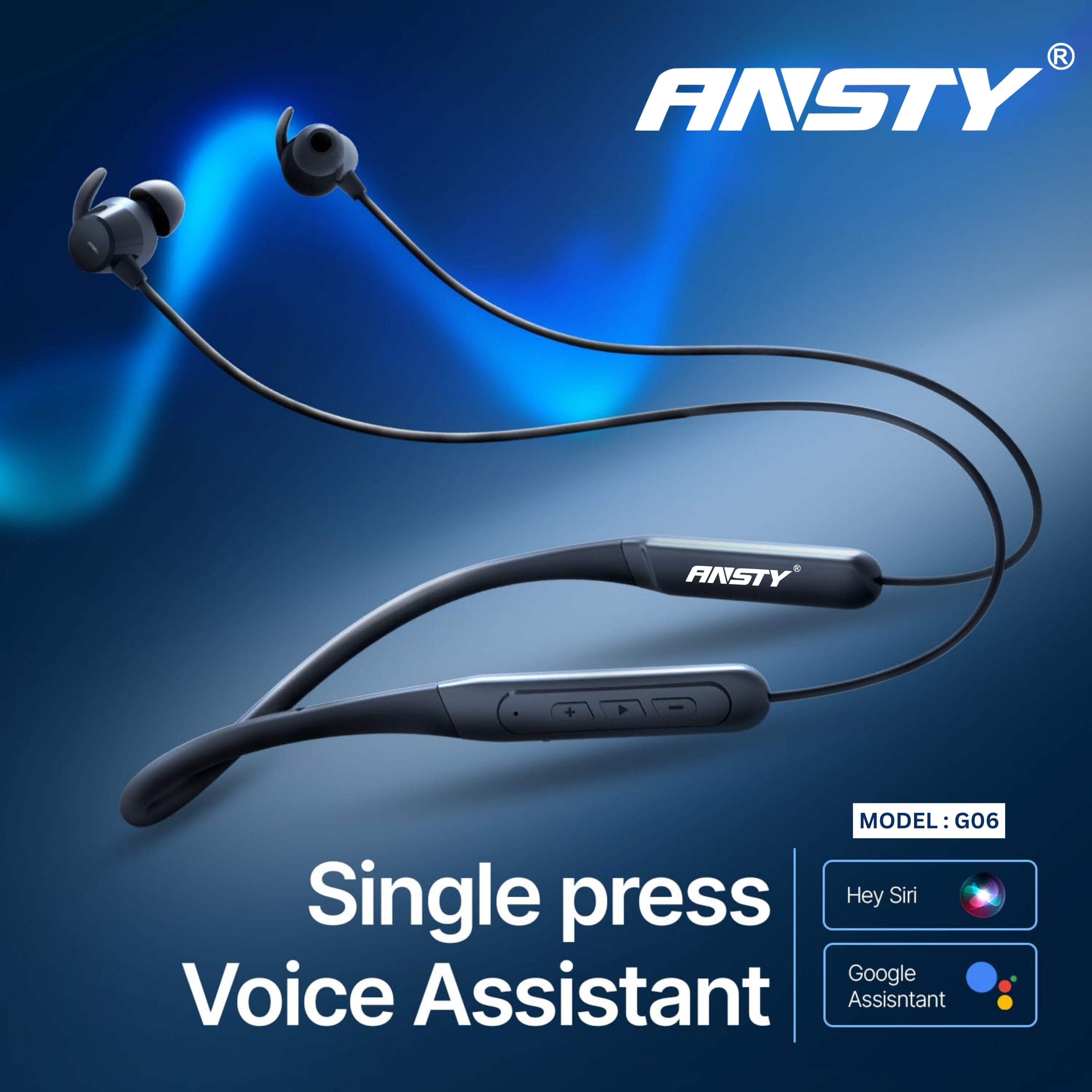 Magnet Wireless Neckband Blutooth Handfree View